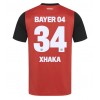 Bayer Leverkusen Granit Xhaka #34 Heimtrikot 2024-25 Kurzarm